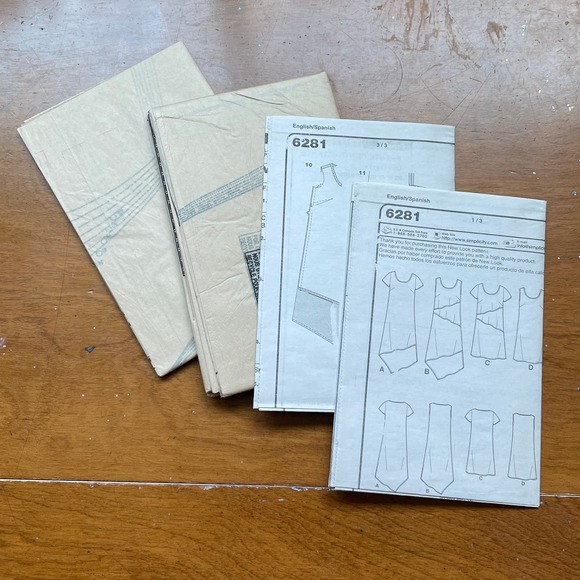 Simplicity New Look Pattern 6281, Women's Knee-Length Dress, Sizes 10-22 - Picture 2 of 4